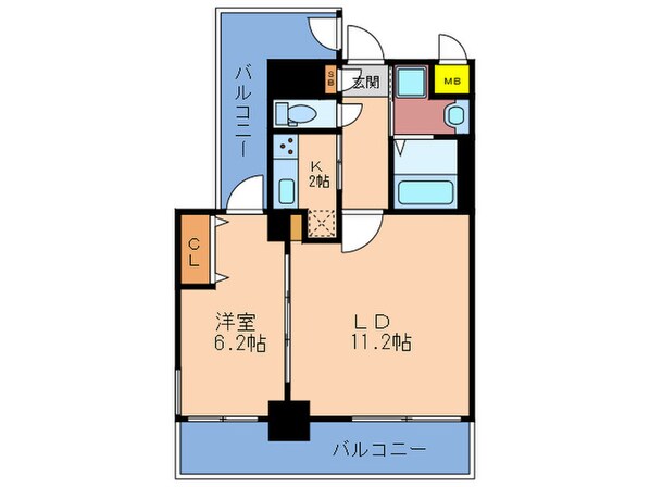 CUOREの物件間取画像